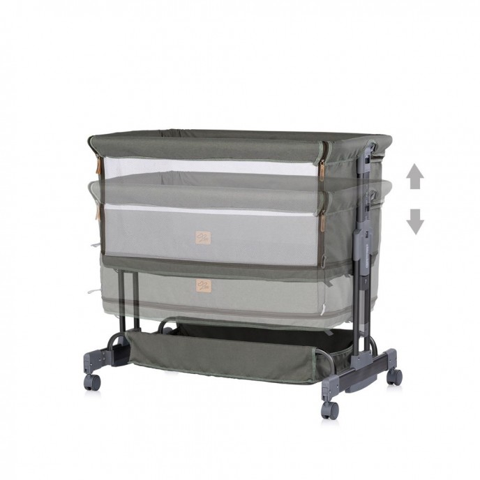 Chipolino Co-Sleeping Crib Zen Matcha