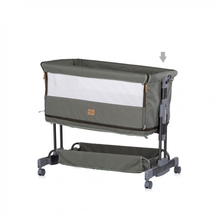 Chipolino Co-Sleeping Crib Zen Matcha