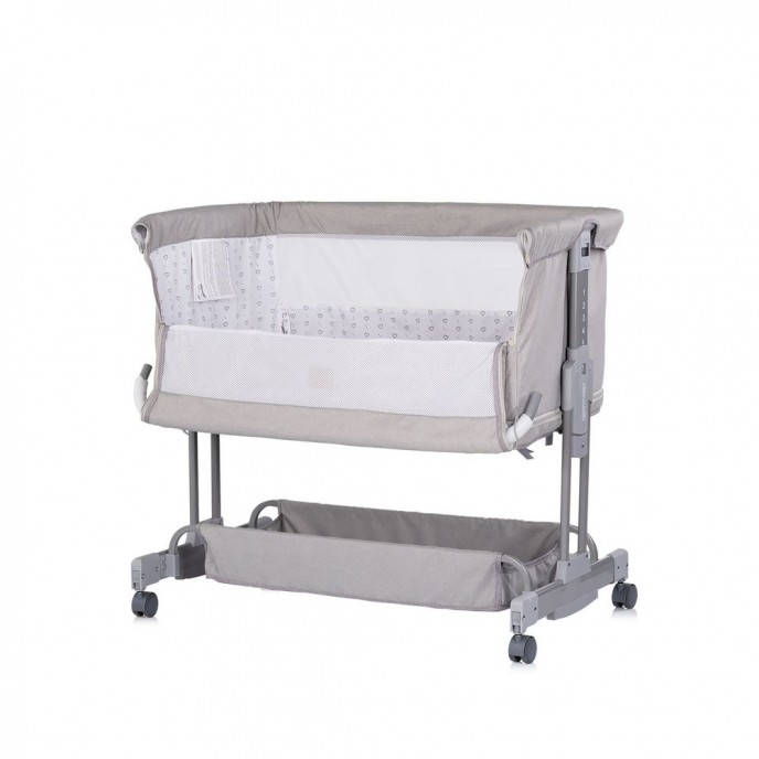 Chipolino Co-Sleeping Crib Zen Platinum