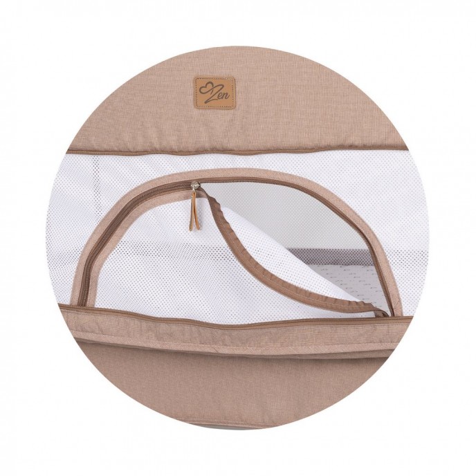 Chipolino Co-Sleeping Crib Zen Platinum