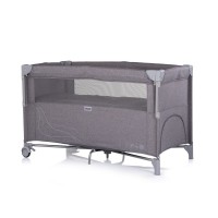 Chipolino Travel Cot and Bedside Crib Relax Charcoal