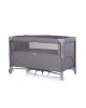 Chipolino Travel Cot and Bedside Crib Relax Charcoal