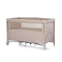 Chipolino Travel Cot and Bedside Crib Relax Latte