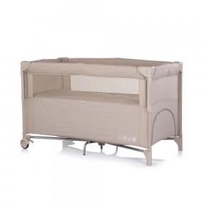 Chipolino Travel Cot and Bedside Crib Relax Latte Chipolino Travel Cot and Bedside Crib Relax Latte