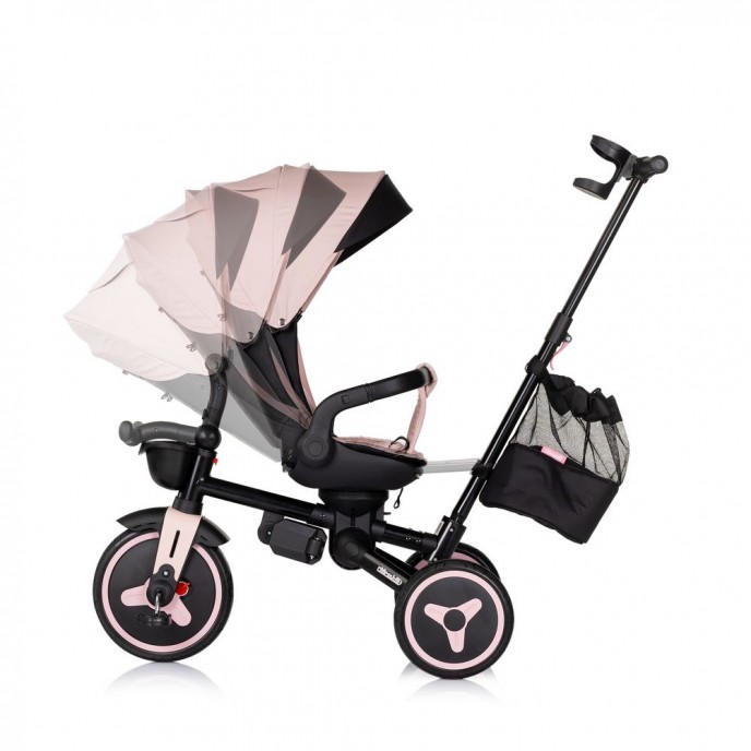 Chipolino Tricycle Twisfold 360 Foldable Powder Pink Chipolino Tricycle Twisfold 360 Foldable Powder Pink