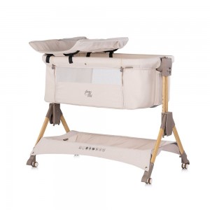 Chipolino Co-Sleeping Crib Sleep n Fold Cashmere Chipolino Co-Sleeping Crib Sleep n Fold Cashmere