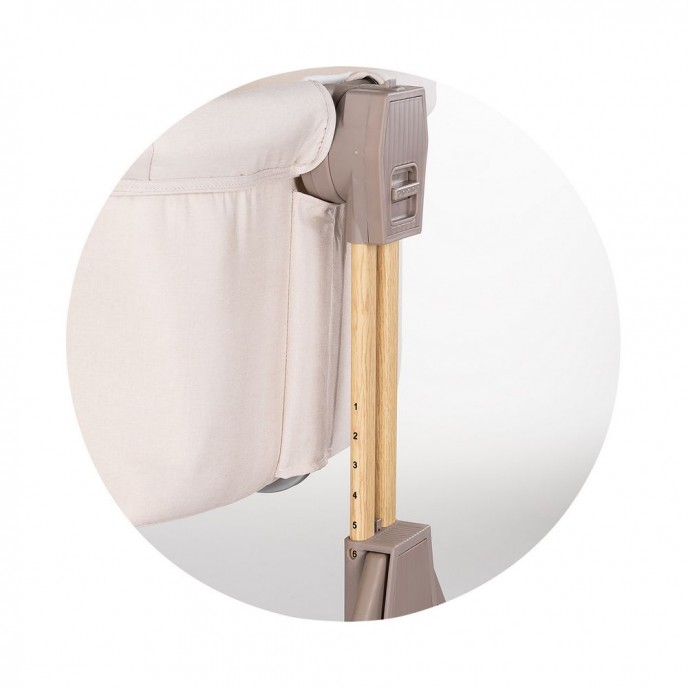 Chipolino Co-Sleeping Crib Sleep n Fold Cashmere Chipolino Co-Sleeping Crib Sleep n Fold Cashmere