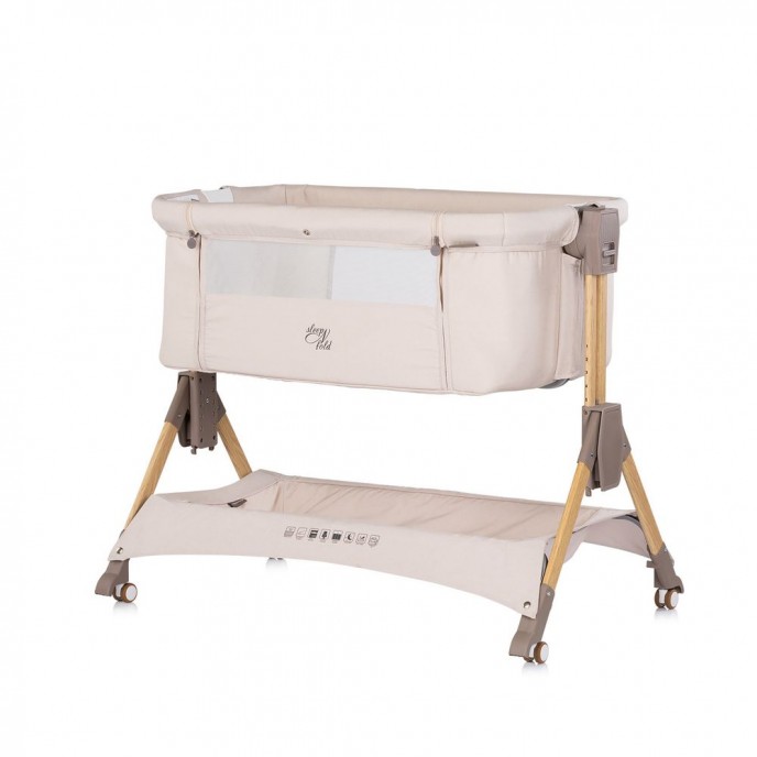 Chipolino Co-Sleeping Crib Sleep n Fold Cashmere Chipolino Co-Sleeping Crib Sleep n Fold Cashmere