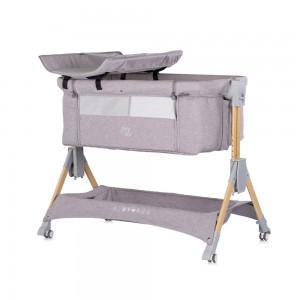 Chipolino Co-Sleeping Crib Sleep n Fold Platinum Chipolino Co-Sleeping Crib Sleep n Fold Platinum