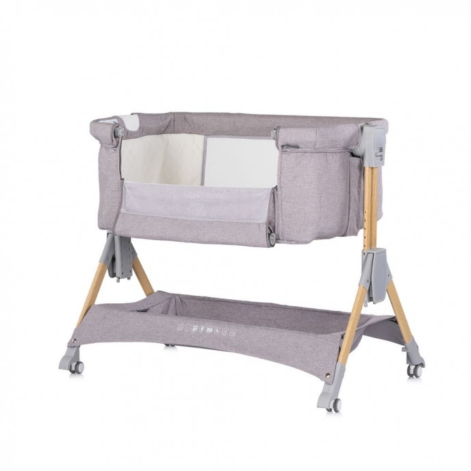 Chipolino Co-Sleeping Crib Sleep n Fold Platinum Chipolino Co-Sleeping Crib Sleep n Fold Platinum