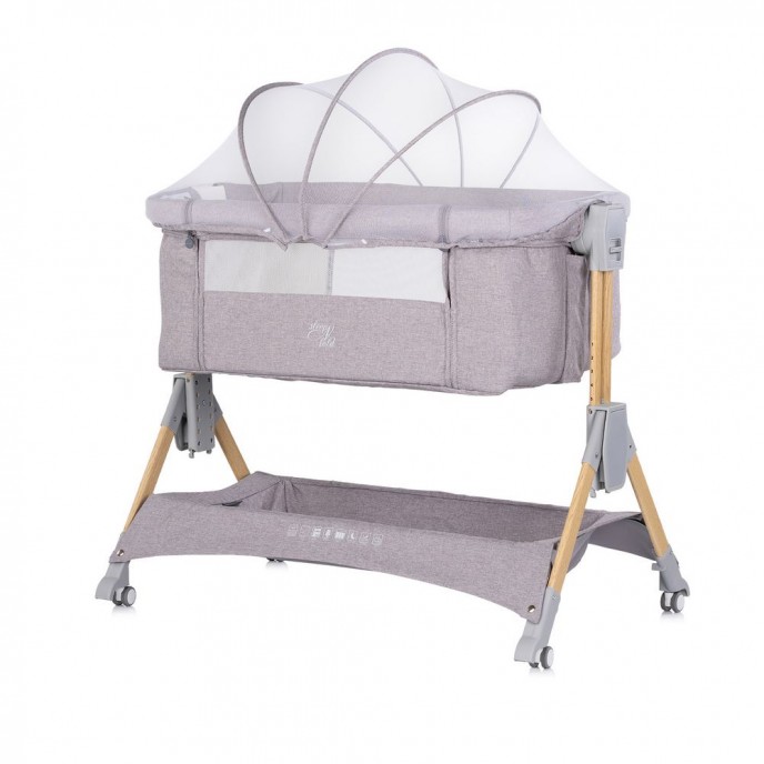 Chipolino Co-Sleeping Crib Sleep n Fold Platinum Chipolino Co-Sleeping Crib Sleep n Fold Platinum