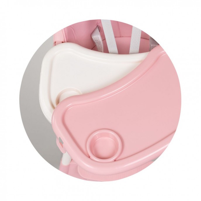 Chipolino Highchair Avocado Powder Pink