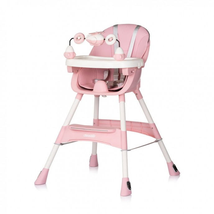 Chipolino Highchair Avocado Powder Pink