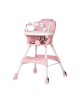 Chipolino Highchair Avocado Powder Pink