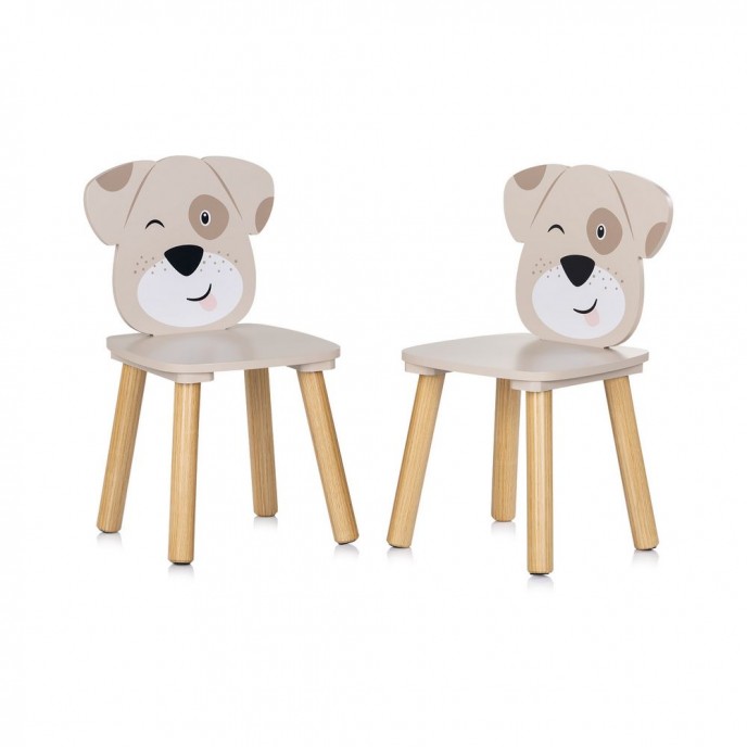 Chipolino Wooden Table and Chairs Puppies Chipolino Wooden Table and Chairs Puppies