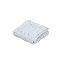 Kiokids Bamboo Knit Blanket Blue