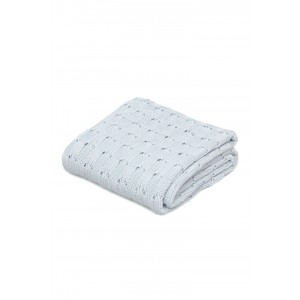 Kiokids Bamboo Knit Blanket Blue