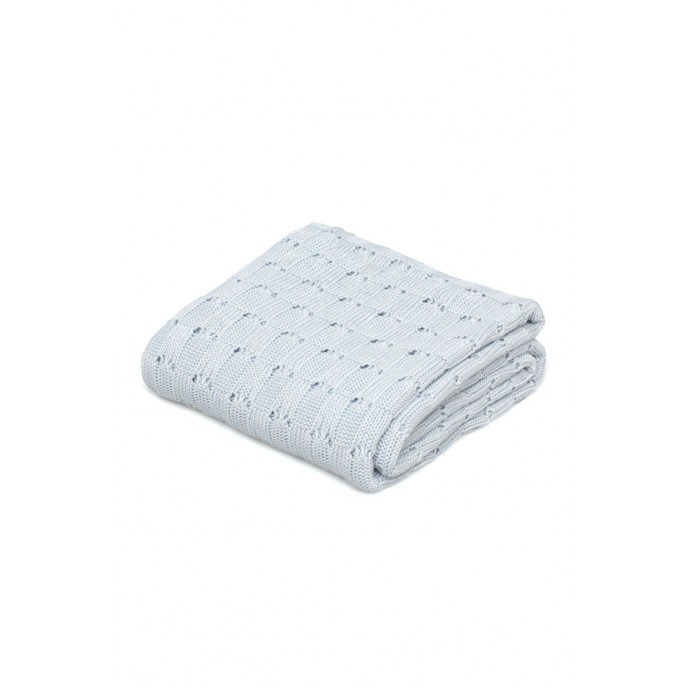Kiokids Bamboo Knit Blanket Blue