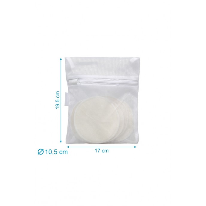 Kiokids Breast Pads Washable 6pk