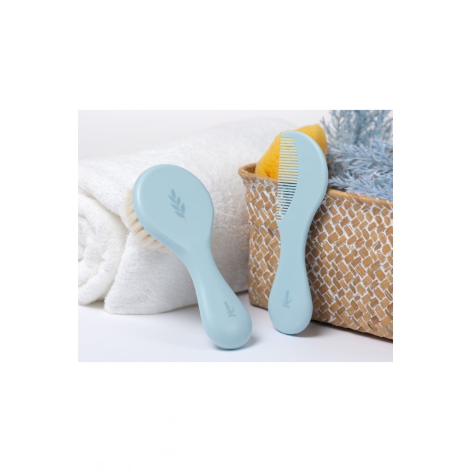 Kiokids Brush and Comb Set Blue Kiokids Brush and Comb Set Blue