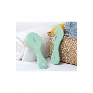Kiokids Brush and Comb Set Green Kiokids Brush and Comb Set Green