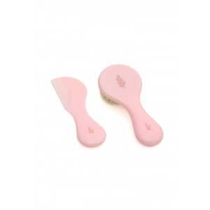 Kiokids Brush and Comb Set Pink