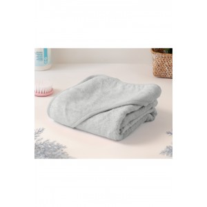 Kiokids Hooded Towel Bamboo 100cm Grey