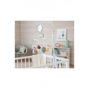 Kiokids Musical Mobile Sage Cotton Kiokids Musical Mobile Sage Cotton