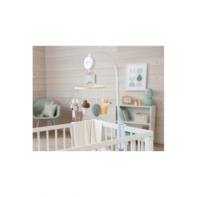Kiokids Musical Mobile Sage Cotton Kiokids Musical Mobile Sage Cotton