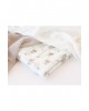 Kiokids Bamboo Muslins 3pk Light Grey Cute