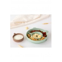 Kiokids Silicone Plate Bear Green