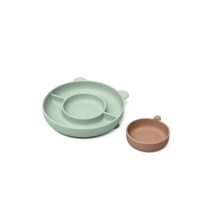 Kiokids Silicone Plate Bear Green