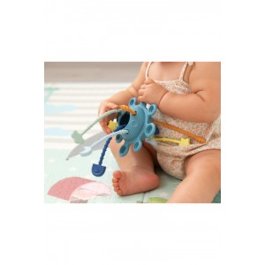 Kiokids Silicone Sensory Teether Blue Kiokids Silicone Sensory Teether Blue