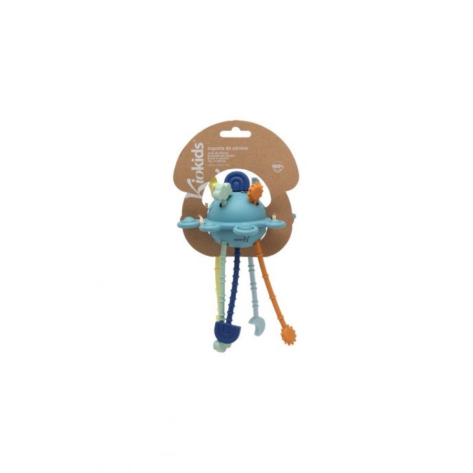 Kiokids Silicone Sensory Teether Blue Kiokids Silicone Sensory Teether Blue
