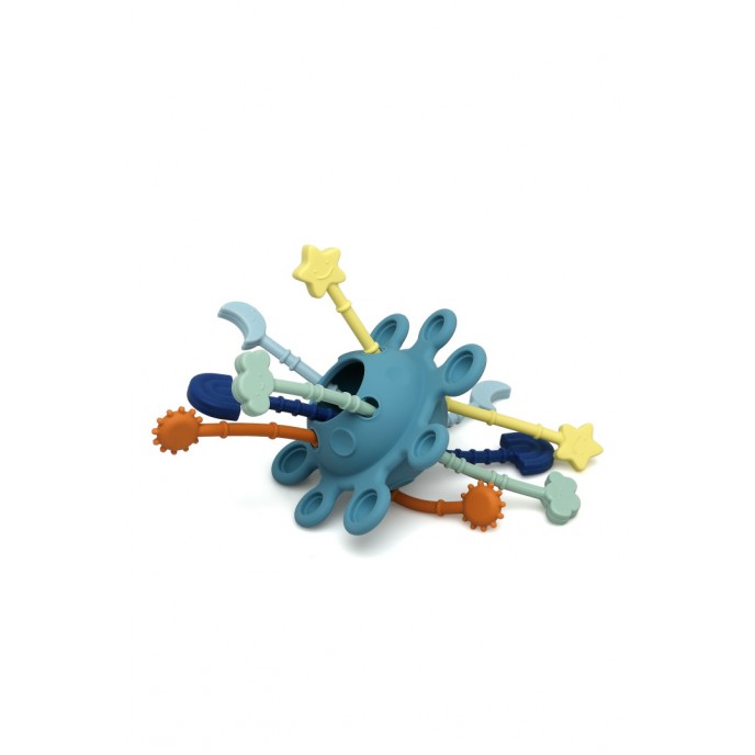 Kiokids Silicone Sensory Teether Blue Kiokids Silicone Sensory Teether Blue