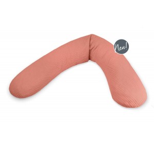 Theraline Maternity & Nursing Pillow Original Muslin Terra Cotta Theraline Maternity & Nursing Pillow Original Muslin Terra Cotta