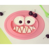 Kiokids Silicone Plate Pink