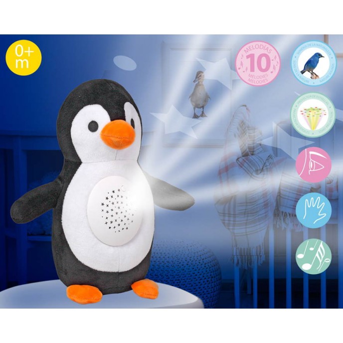 Kiokids Light Projector Penguin With Music