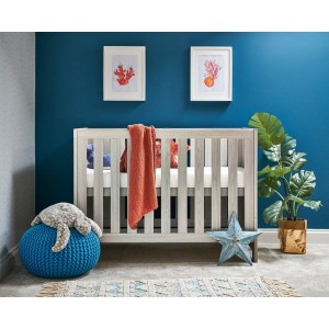 Obaby Cot Nika Mini Grey Wash Obaby Cot Nika Mini Grey Wash