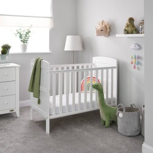 Obaby Cot Grace Mini White Obaby Cot Grace Mini White