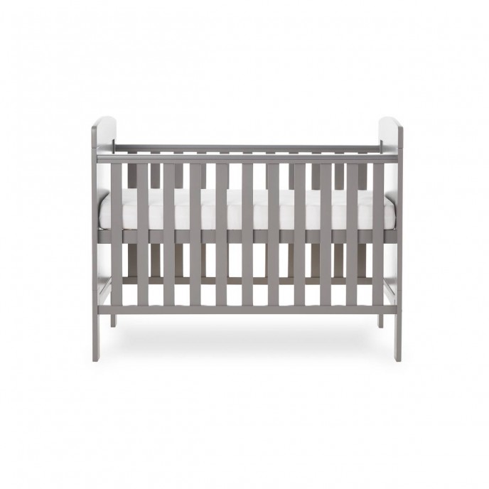 Obaby Cot Grace Mini Taupe Grey