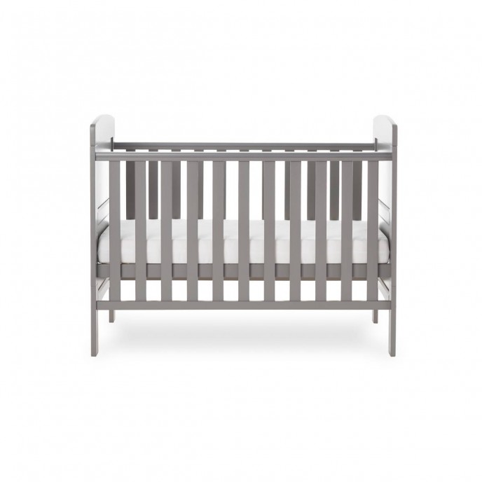 Obaby Cot Grace Mini Taupe Grey