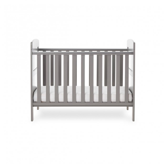 Obaby Cot Grace Mini Taupe Grey
