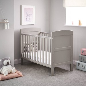 Obaby Cot Grace Mini Warm Grey Obaby Cot Grace Mini Warm Grey