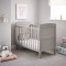Obaby Cot Grace Mini Warm Grey Obaby Cot Grace Mini Warm Grey