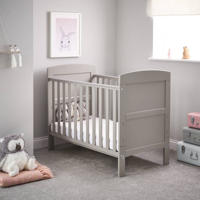 Obaby Cot Grace Mini Warm Grey