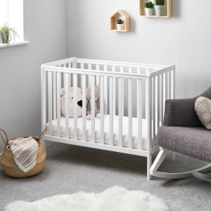 Obaby Cot Spacesaver Bantam White Obaby Cot Spacesaver Bantam White