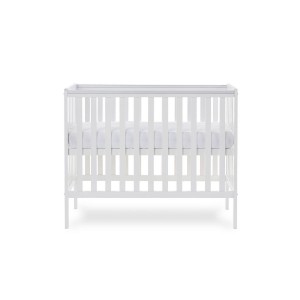 Obaby Cot Spacesaver Bantam White Obaby Cot Spacesaver Bantam White