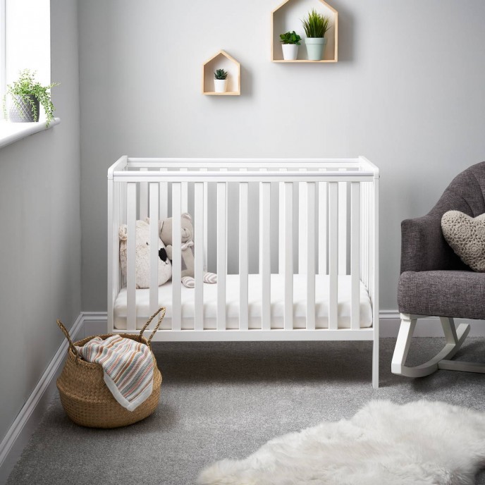 Obaby Cot Spacesaver Bantam White