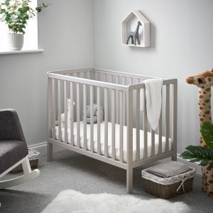Obaby Cot Spacesaver Bantam Warm Grey Obaby Cot Spacesaver Bantam Warm Grey